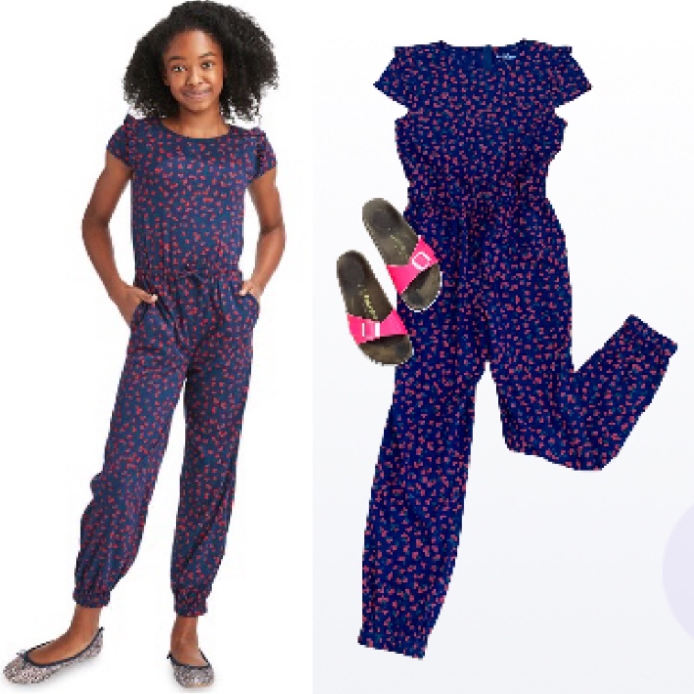 Vineyard Vines Girls 12 Jumper Suit Navy